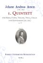 Amon, Johann - 1. Quintett f�r Horn und Fl�te, Violine, Viola und Violoncello op.110