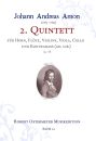 Amon, Johann - 2. Quintett f�r Horn und Fl�te, Violine, Viola und Violoncello op.118