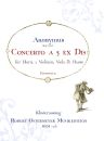 Anonymus (Schwerin) - Concerto f�r Horn