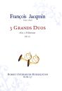 Jacqmin, Fran�ois - 3 Grands Duos op.12 f�r 2 H�rner