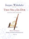 Widerkehr, Jacques - Trio Nr.3 Eb-major for Flute, Horn and Bassoon