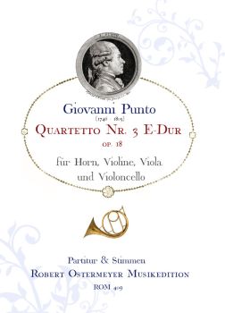 Punto, Giovanni - Quartet No.3 Op.18 E major for Horn, Violin, Viola and Violoncello