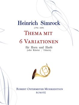 Simrock, Heinrich - Thema and 6 Variation