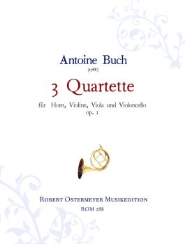 Buch - 3 Quartets for Horn, Violin, Viola and Violoncello
