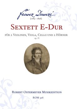 Danzi, Franz - Sextet E major op.15 for 2 Violins, Viola, Cello and 2 Horns