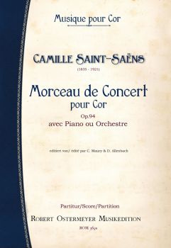 Saint-Saëns, Camille - Morceau de concert op.94 for Horn
