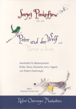 Prokofjew, Sergej -  Peter and the Wolf op.67 Arrangement for Flute, Oboe, Clarinet, Horn and Bassoon