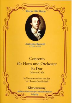 Rosetti, Antonio - RWV C40 Concerto Eb major for Horn