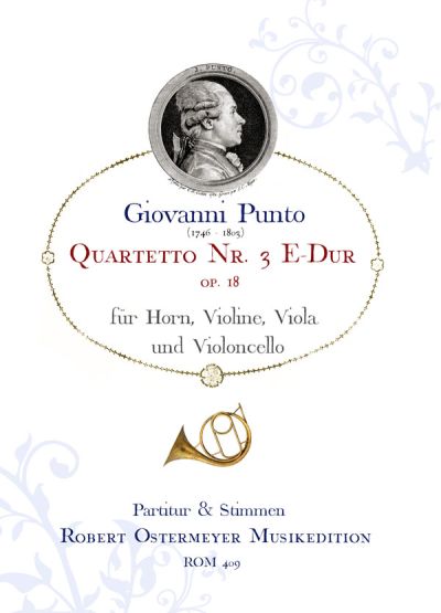 Punto, Giovanni - Quartetto Nr. 3 Op.18 E-Dur für Horn, Violine, Viola und Violoncello