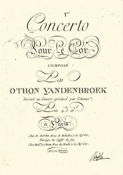 Titel des Erstdrucks, erschienen bei Boyer, Paris