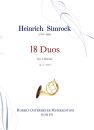 Simrock, Heinrich - 18 Duos for 2 Horns op.2 Suite 2
