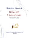 Simrock, Heinrich - Thema mit 6 Variationen