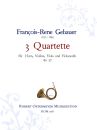 Gebauer, François René - 3 Quartette für Horn, Violine, Viola und Basso op.37