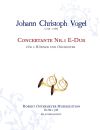 Vogel, Johann Christoph - Concertante Nr.1 E-Dur für 2 Hörner