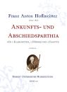 Hoffmeister, Franz Anton - Arrival - and Farewell - Parthia for 2 clarinets, 2 horns and 2 bassoons