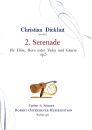 Dickhut, Christian - 2. Serenade op.3 for Flute, Horn and Guitar